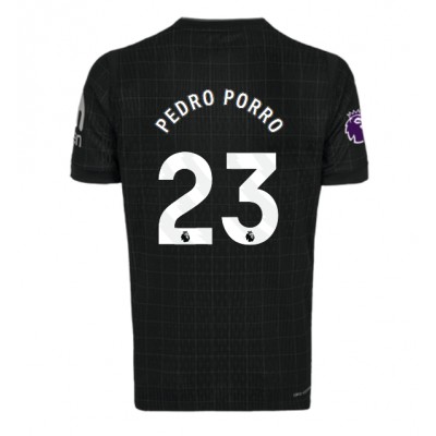 Moški Nogometni dresi Tottenham Hotspur Pedro Porro #23 Gostujoči 2025-26 Kratek Rokav Moški Nogometni dresi Tottenham Hotspur Pedro Porro #23 Gostujoči 2025-26 Kratek Rokav